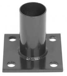 Foot Strend Pro METALTEC, 48 mm, pentru stâlp rotund, antracit, pentru ancorare, RAL7016