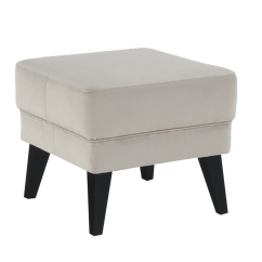 Hocker, creme/schwarz, RODEZA