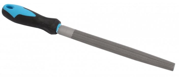 Pilník dílenský na kov, půlkruhový 200 mm, 2 zok, XL-TOOLS