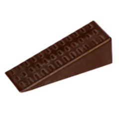 Zarážka dveří klínový hnědý