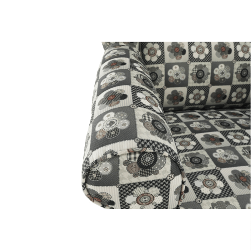 Fotelj Usiak, tkanina patchwork N1, CHARLOT