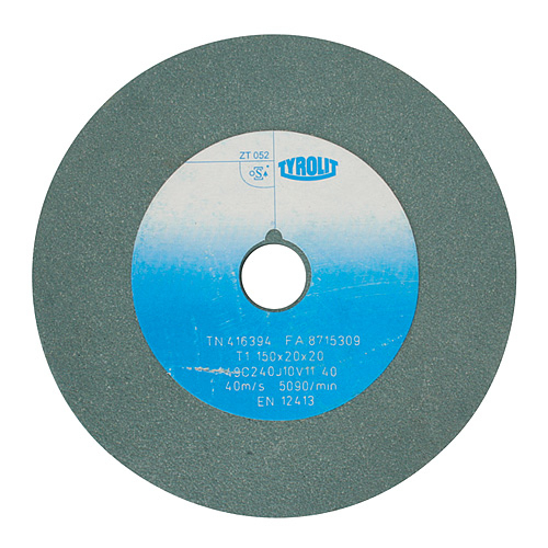 Tyrolit disk 416394, 150x20x20 mm, 49C240J10V40 (zrnatost 240), abraziv
