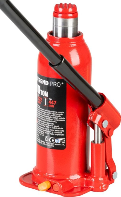 TH91004 Wagenheber, 10 Tonnen, hydraulisch, Kasten