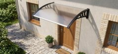 Strieška nad dvere DIY501, 80 x šírka 120 cm, polykarbonátová