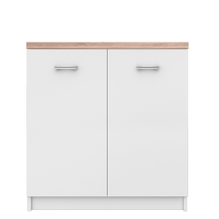 Kommode 2D, Weiß/Sonoma-Eiche, TOPTY TYP 13