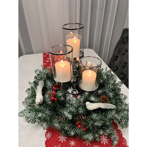 Schneebedeckter Weihnachtskranz Ruhhy 22302