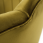 Sessel im Art-Deco-Stil, Samtstoff Senf/Gold-Chrom-Gold, NOBLIN