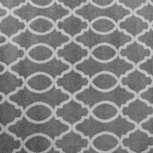 Teppich, hellgrau/elfenbeinfarbenes Muster, 160x235, DESTA