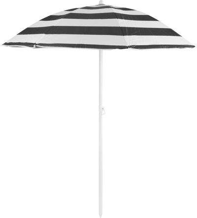 Dalia napernyő, 180 cm, 32/32 mm, zsanérral, fekete/fehér