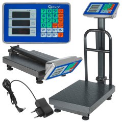 Cântar digital cu platformă până la 150 kg, suprafață de cântărire 30 x 40 cm, GEKO