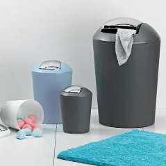 Kozmetický košík MARTA 1,7 l sivý