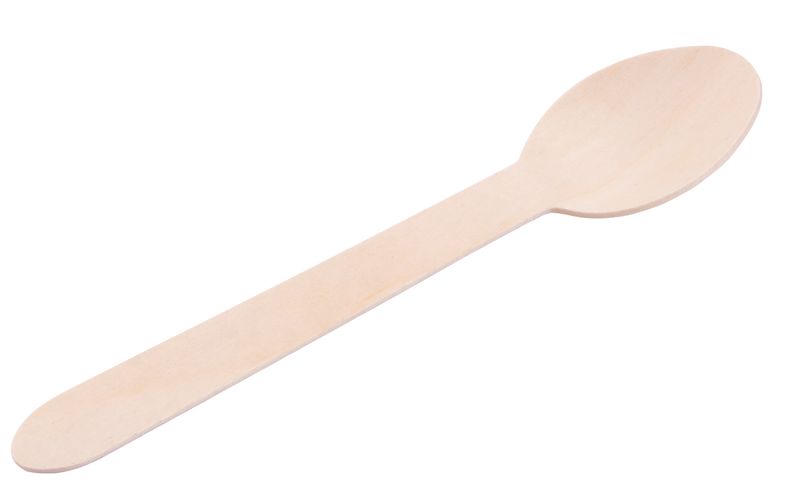 Löffel MagicHome Woodline ECO Gastro, 160 mm, Packung. 100 Stück, 100 % natürlich