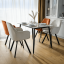 Designer-Sessel, Terrakotta-Samtstoff, AURIL