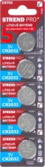 Batterie Strend Pro, Li-MnO2, 5 Stück, CR2032