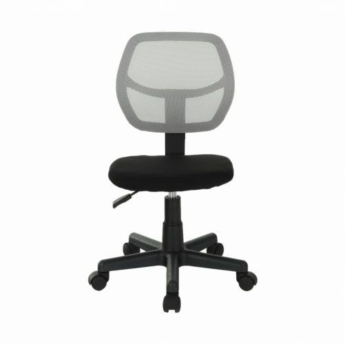 Otočná židle, šedá/černá, MESH