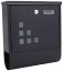 Briefkasten 31x9,5x34cm, quadratisch mit Fenster, XL-TOOLS
