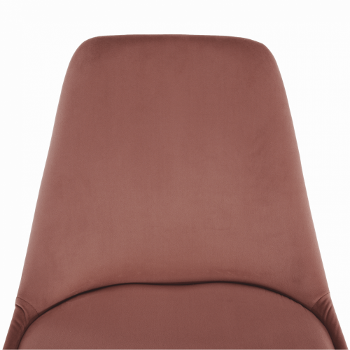 Stolica, ružičasta Velvet tkanina/bukva, LORITA