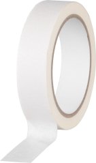 Páska Strend Pro, 25 mm, L-25 m, Krep, maliarska, maskovacia, lepiaca, biela