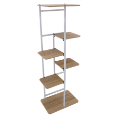 Blumenständer, Weiß/Sonoma-Eiche, LEDOR TYP 2