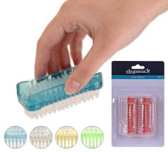 Set de perii de mână din plastic din 2 culori mixte