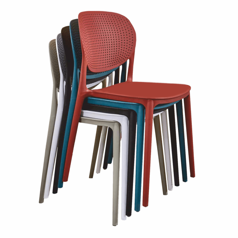 Stolička, biela, FEDRA NEW