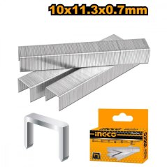 Heftklammern für Hefter 11,3 x 0,7 x 10 mm 1000 Stück INGCO