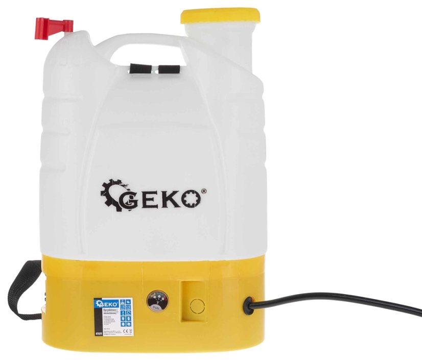 Akku-Sprühgerät 16 Liter mit extra Zubehör, Akku 12V-8Ah, GEKO