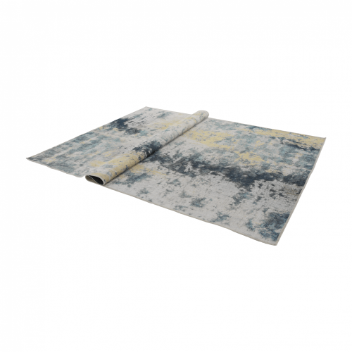 Teppich, blau/grau/gelb, 160x230, MARION TYP 1