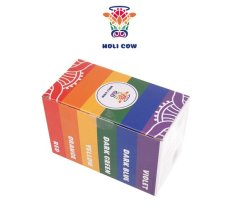Pudra Holi color - set de 6x100g (akce)