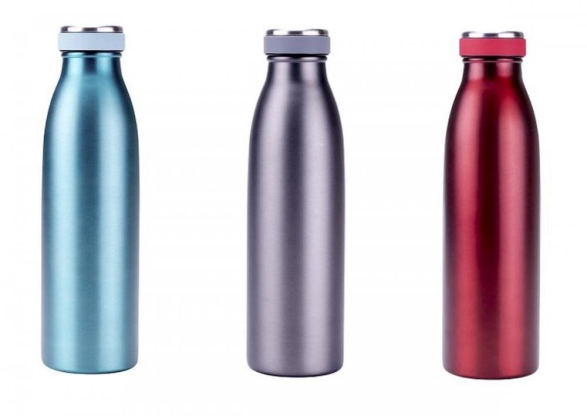 Edelstahl-Thermoskanne/Flasche 0,75l Mix KLC