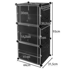 Raft modular pentru pantofi - 6 nivele