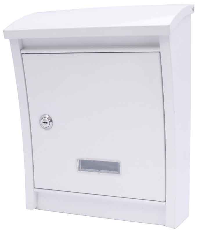 Briefkasten DALMATIA weiß 25x32x8-12cm, XL-TOOLS