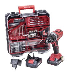 Schraubendreher Worcraft CD-S20LiWT ShareSYS, 20V Li-Ion, Akku 2,0 Ah + Ladegerät, Metallspannfutter, im Koffer