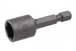 Hatszögletű foglalat adapter bit. 10 mm