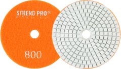 Strend Pro Premium P800 tárcsa, 100 mm, polírozó, gyémánt, tépőzáras, nedves polírozó és csiszolókorong