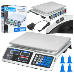 Digitálna stolná váha do 40 kg, plocha váženia 33 x 23 cm, GEKO