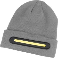 Căciulă Strend Pro, 40x LED, gri, fibră acrilică, baterie de 750 mAh