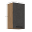 Oberschrank, Eiche Lancelot/Grau matt, VEGA 40 G-72 1F