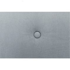 Hocker, hellgrau/weiß, RUFINO 3 NEU