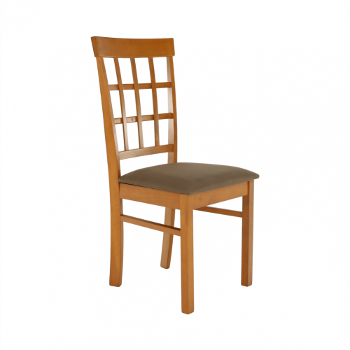 Krzesło, wiśnia/beżowy brąz, GRID NEW