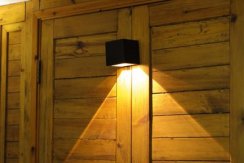 Strend Pro Garden lámpa, napelemes, fali, 10x10x10 cm