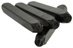 Zestaw stempli do metalu, 27 części, litery 4 mm, GEKO