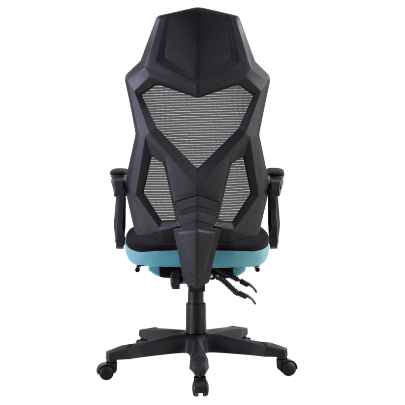 Pisarniški/gaming stol, črna/neomint, JORIK NOVO