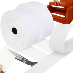 Suchý zips 5mx5cm biely Ruhhy 25807