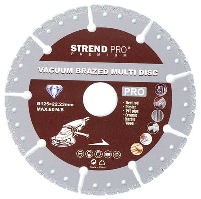 Strend Pro Premium disk, Vakuumski lemljen, 115 mm, dijamantni, rezni, multi