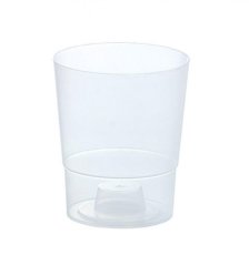 Cvetlični lonec UH o125 mm COUBI ORHIDEJA prozorna višina 147 mm KLC (akce)