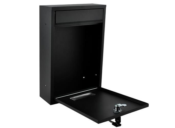 S6237 Briefkasten - schwarz
