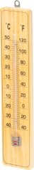 Strend Pro hőmérő, TMM-032 Woody, 220x50x10 mm, fa