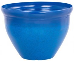 Strend Pro Blumentopf, Glasur, blau, 38x28,5 cm