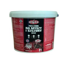 Návnada - ČERVENÁ PASTA na ničenie veľkých hlodavcov 2kg (akce)